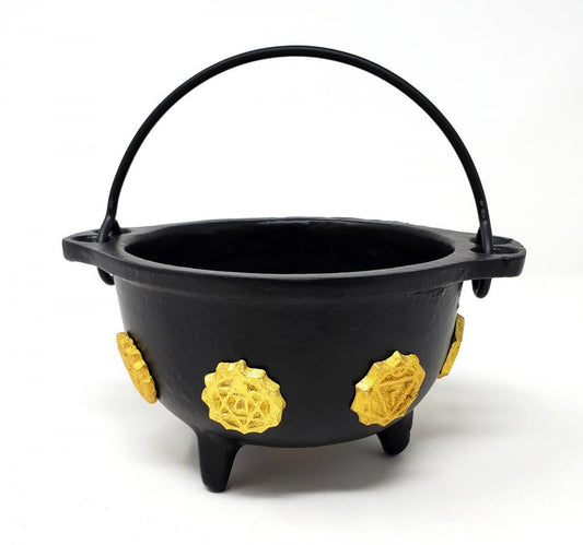 7 Chakra Cast Iron Cauldron