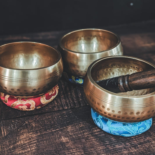 Hammered Tibetan Singing Bowl - Maya Candle Co